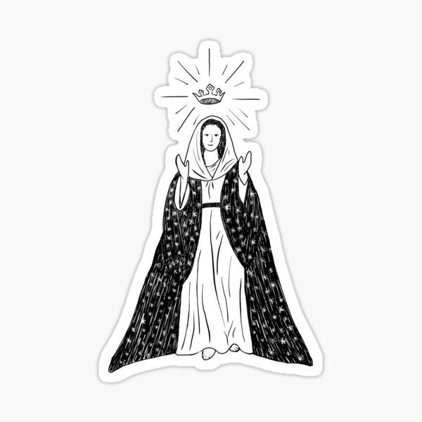 Item preview, Blessed Virgin Mary, Queen of the Universe designed and sold by Chris Corbin.