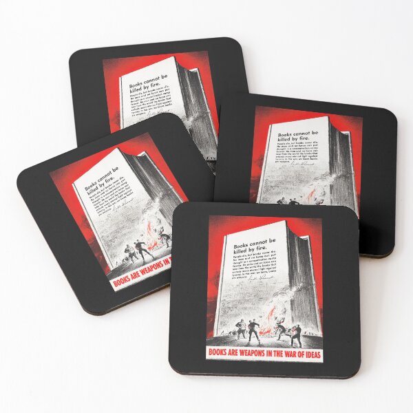 Item preview, FDR Quote On Book Burning - WW2 1942 designed and sold by warishellstore.