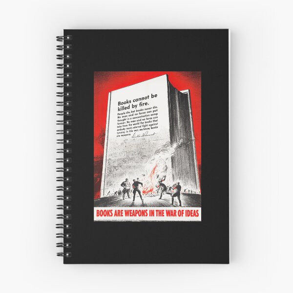 Item preview, FDR Quote On Book Burning - WW2 1942 designed and sold by warishellstore.