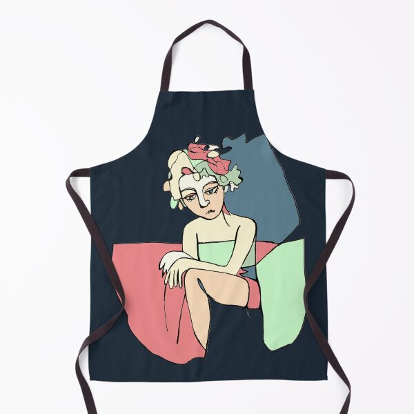 Item preview, Sitting Melancholy Girl designed and sold by badlydrawnbabe.