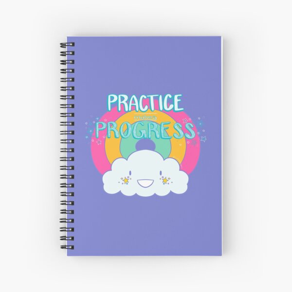 Practice Makes Progress Spiral Notebook