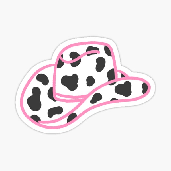 Sticker for Sale mit Sparkly Pink Cowgirl Hut Discokugel von Malerie  Green