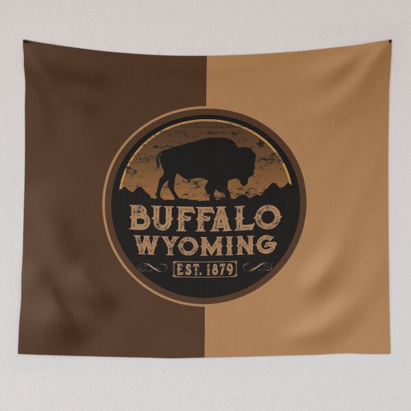 Item preview, Buffalo Wyoming American Wild West designed and sold by NoBonesLife.