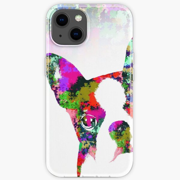 Dog 135 Boston Terrier iPhone Soft Case