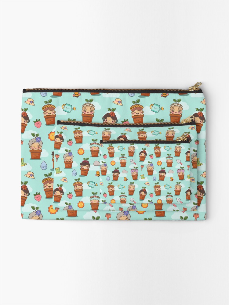 Alternate view of BTS Birthday Sprouts ~Pouches & Pillows~ Zipper Pouch