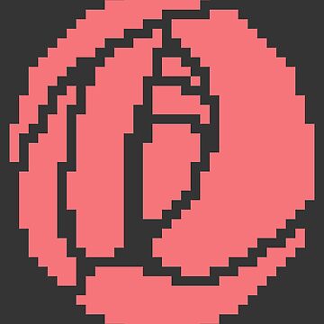 Artwork thumbnail, Pixelart Mackintosh Rose by TheRandomFactor