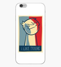 iphone 5 deflector case "I like trains" iPhone Case