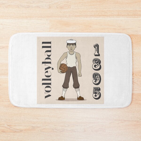Item preview, Illustration represents volleyball player of old when the sport was created 1895. Ideal for educational, sports and historical materials designed and sold by LucianoCosmo.