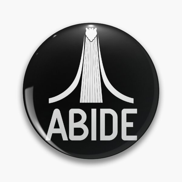 Item preview, Abide quote in a gaming console-like logo-gamers and retro aesthetic lovers design designed and sold by ntesigntees.