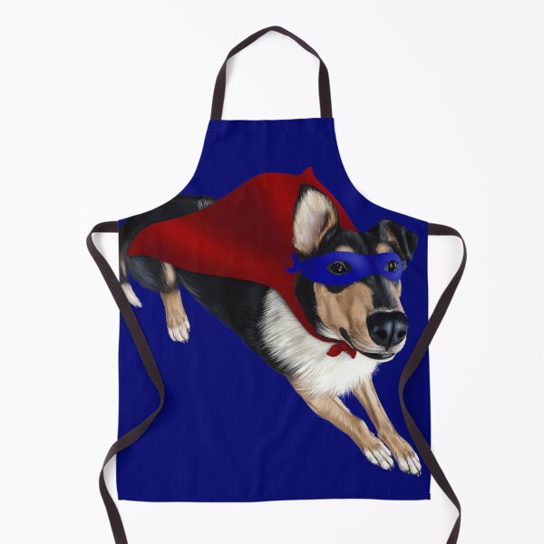 Item preview, Smooth Collie dressed as a super hero designed and sold by Mehu.