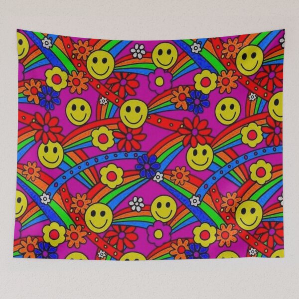 Item preview, Colorful Trippy Print designed and sold by Radrollins.
