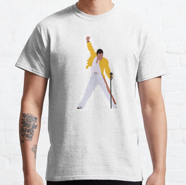 Freddie Mercury Print Classic T-Shirt