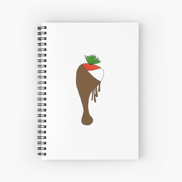 Dipped Strawberry Spiral Notebook