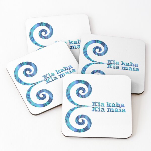 Item preview, Kia kaha Kia Maia double koru designed and sold by Mayakiwi.