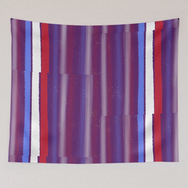 Item preview, Red White & Blue on purple designed and sold by gratogratto.