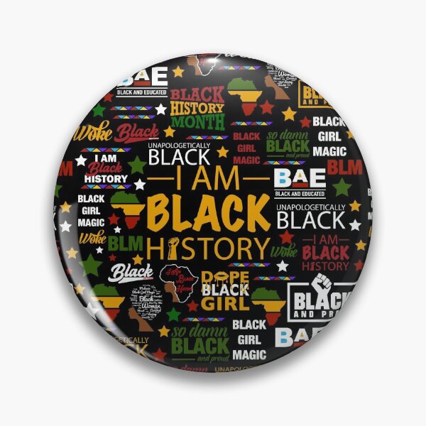 Item preview, I Am Black History Month Quotes Pattern designed and sold by blackartmatters.