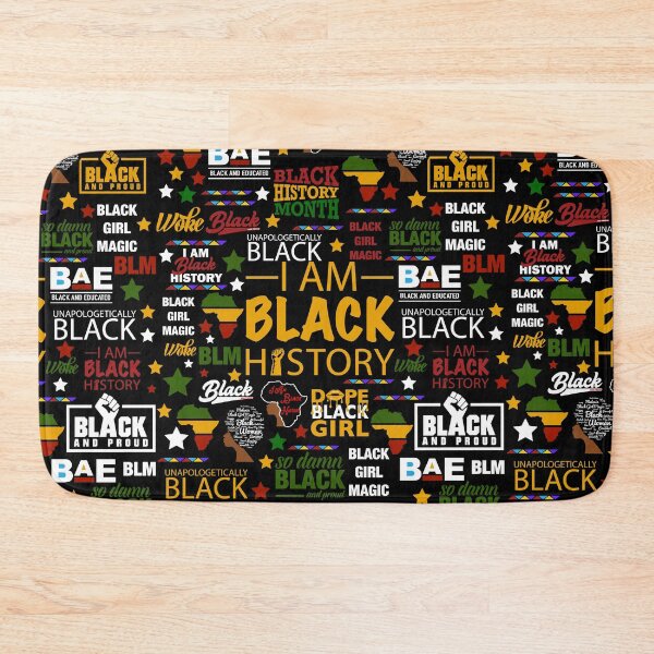 Item preview, I Am Black History Month Quotes Pattern designed and sold by blackartmatters.