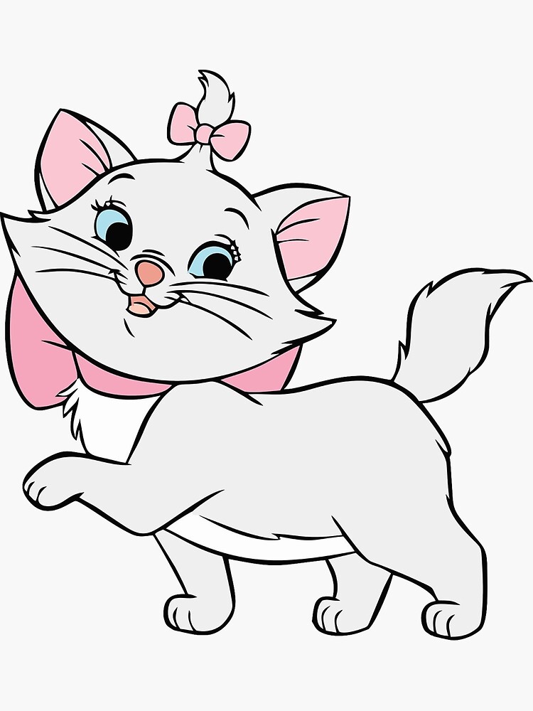 Thumbnail 3 von 3, Sticker, Edle Katze designt und verkauft von charlo19.