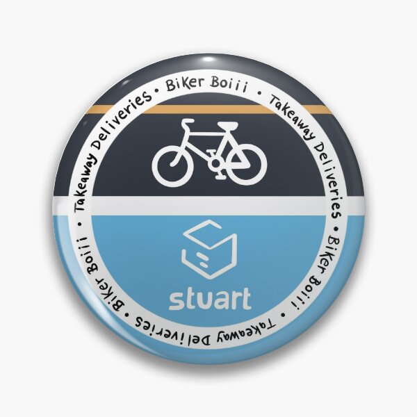 Item preview, Cyclist Delivery Boiii Stuart Design 2 designed and sold by PerpetualPanic.
