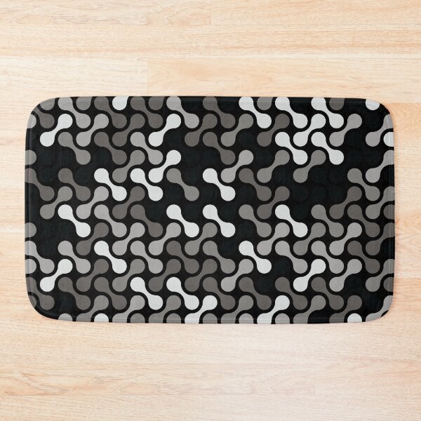 Item preview, Dumbbells & Chains Geometric Pattern – Gray designed and sold by RoguePatterns.
