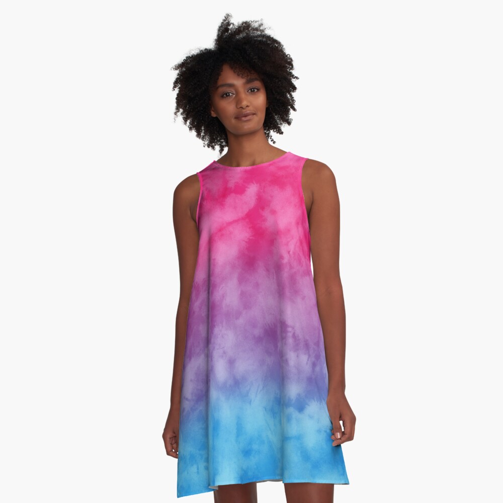 Pink/Purple/Blue Tie Dye – Purpleseamstress Fabric