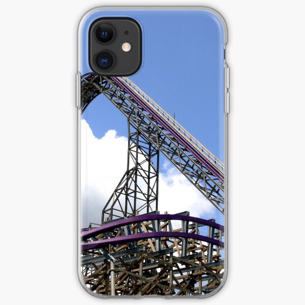Iron Gwazi Roller Coaster at Busch Gardens, Tampa, FL iPhone Soft Case