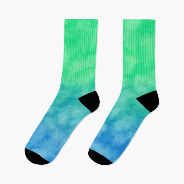 Item preview, Green Blue Ombre Watercolor Tie Dye Pattern Texture designed and sold by MarzStudio.