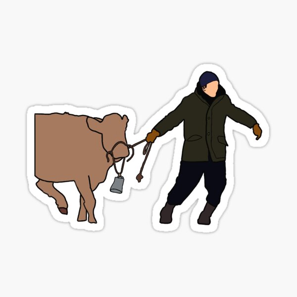 Item preview, Robert Pattinson With A Cow designed and sold by harmonicagirl.