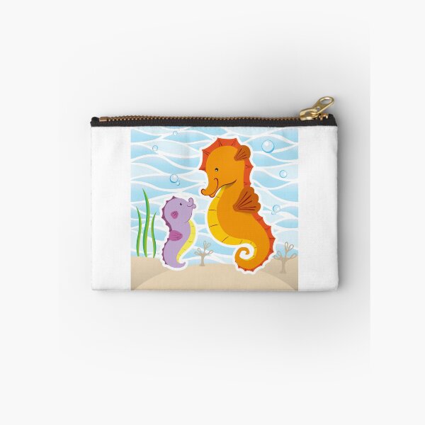Item preview, Marine animal mascot Seahorse illustration. Ideal for veterinary, biology and zoology materials designed and sold by LucianoCosmo.
