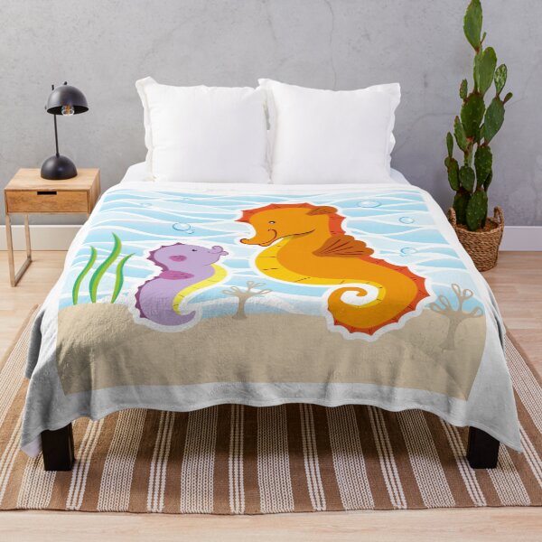 Item preview, Marine animal mascot Seahorse illustration. Ideal for veterinary, biology and zoology materials designed and sold by LucianoCosmo.