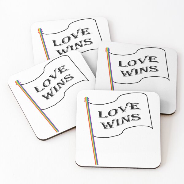 Item preview, Love Wins LGBT Pride Flag Graphic designed and sold by alex96207.