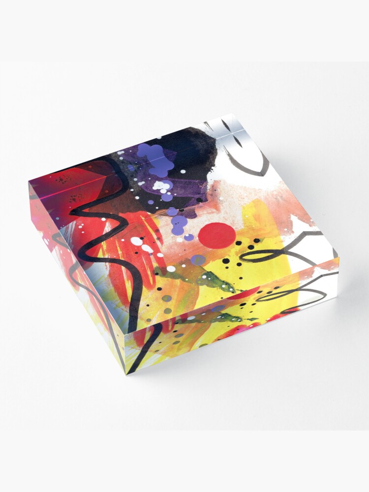 Alternate view of Energy Dawn Acrylic Block
