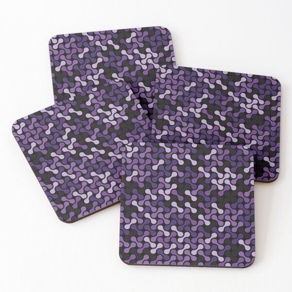 Item preview, Dumbbells & Chains Geometric Pattern – Purple designed and sold by RoguePatterns.