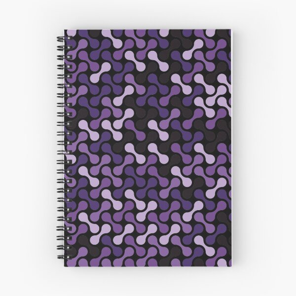 Item preview, Dumbbells & Chains Geometric Pattern – Purple designed and sold by RoguePatterns.