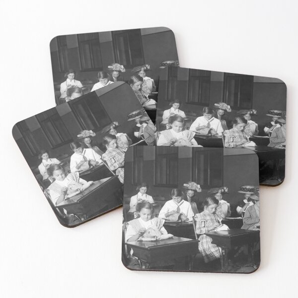 Item preview, Girls Learning To Embroider - Boston 1909 - Lewis Hine designed and sold by warishellstore.