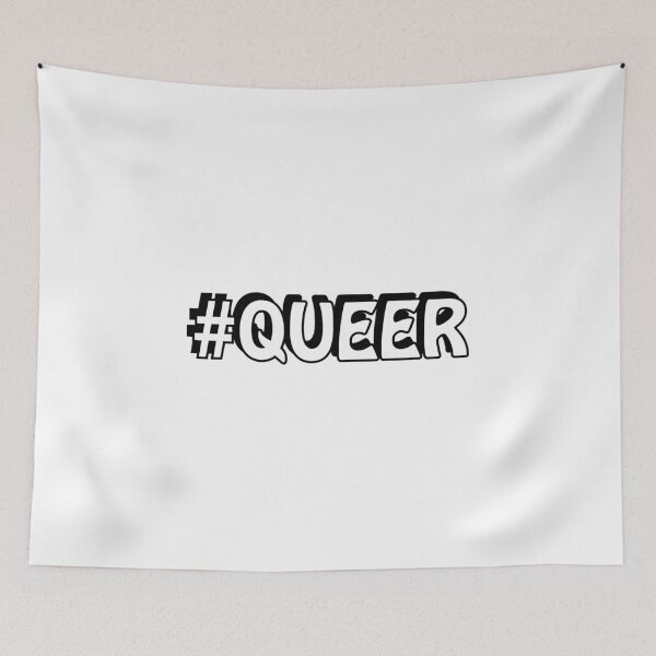 Item preview, QUEER HASHTAG designed and sold by Inspirationmotivation.