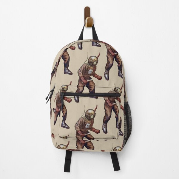 Item preview, Vintage Knife Wielding Diver with Diving Helmet URM designed and sold by urmaddad.