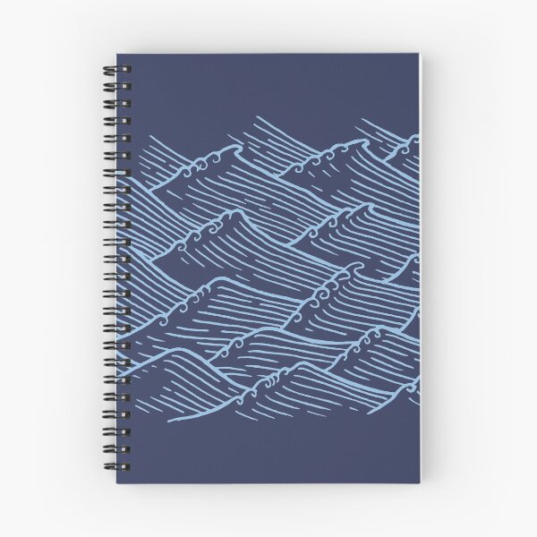 Item preview, Ocean Waves Pattern designed and sold by CoolSilhouettes.