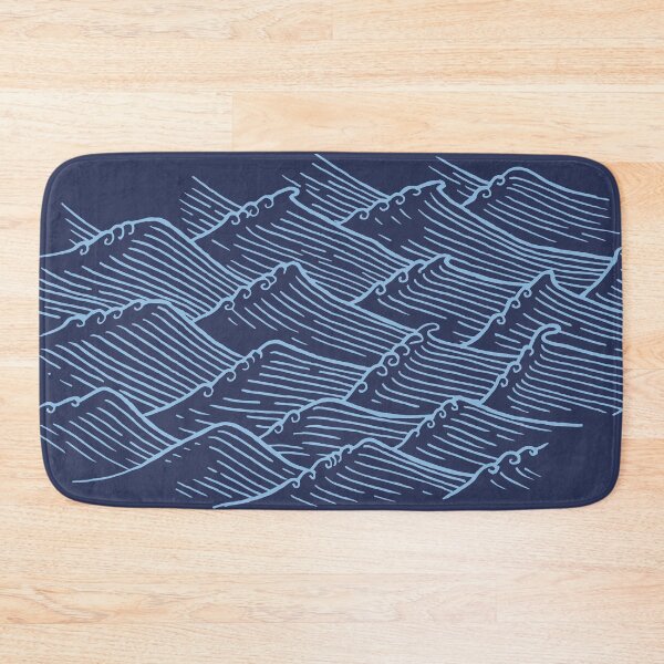 Item preview, Ocean Waves Pattern designed and sold by CoolSilhouettes.