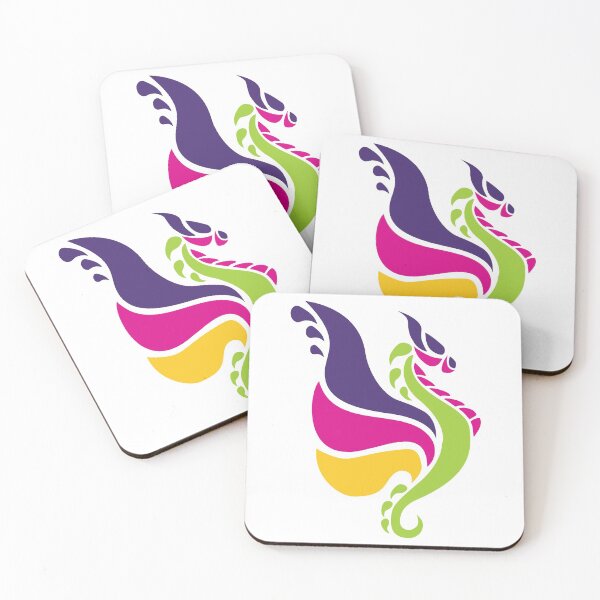 Item preview, Sea Dragon - Purple, Pink, Yellow, Lime designed and sold by arturekdesign.