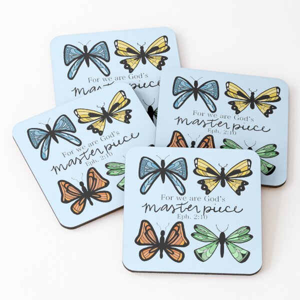 Item preview, God's Masterpiece Colorful Butterflies  designed and sold by faithprints.