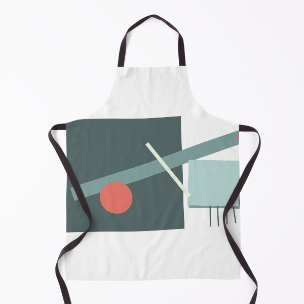 Artikelvorschau, suprematistische Kunstkomposition blaue Quadrate und rote Kreise entworfen und verkauft von Vela Barrera.