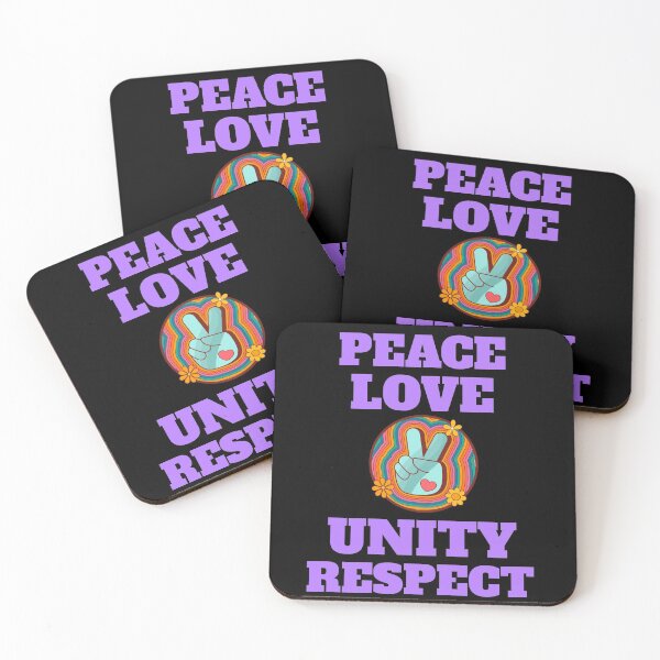 Item preview, Peace, Love, Unity and Respect designed and sold by Arva-Designs.