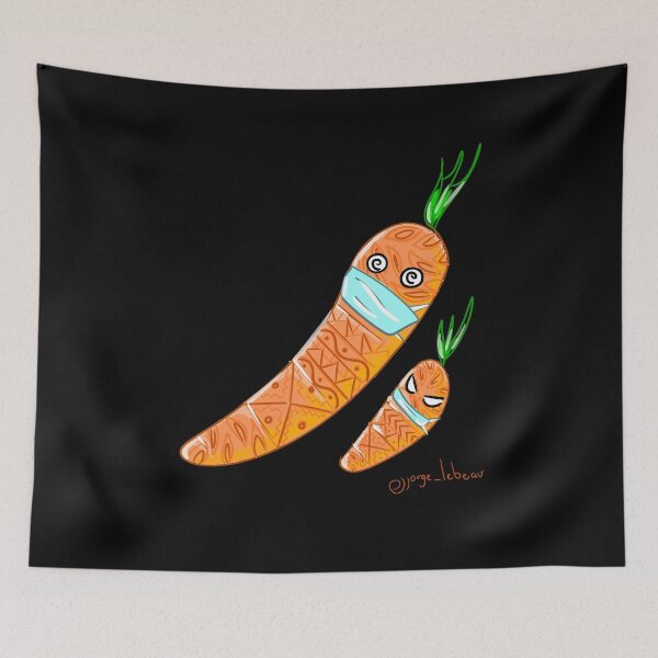 Item preview, carrots and masks designed and sold by jorgelebeau.