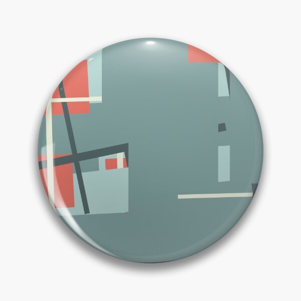 Item preview, Suprematist art composition blue squares and red circles designed and sold by Vela Barrera.