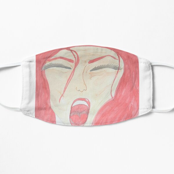 Angry Red Headed Girl Mask