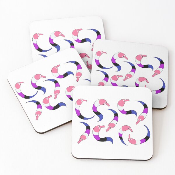 Item preview, Genderfluid Worms designed and sold by RosePocky.
