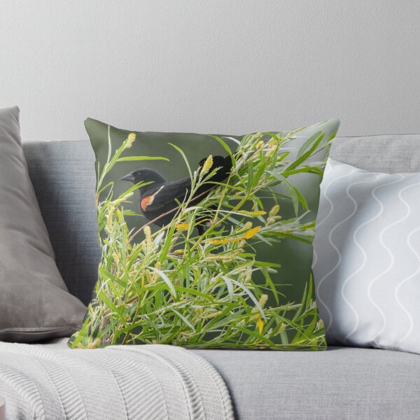 Item preview, Red winged black bird designed and sold by CanadianWild418.