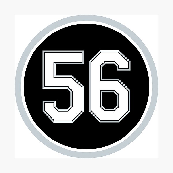 Mark Buehrle #56 Jersey Number | Poster