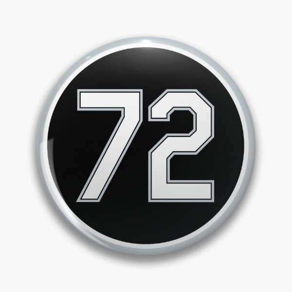 Item preview, Carlton Fisk #72 Jersey Number designed and sold by StickBall.